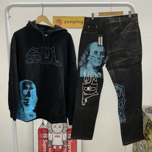 Hoodie SDL 2 100% katun musim dingin, bernapas, hip hop, hoodie custom, produsen hoodie custom, hoodie pria - Product Image 4