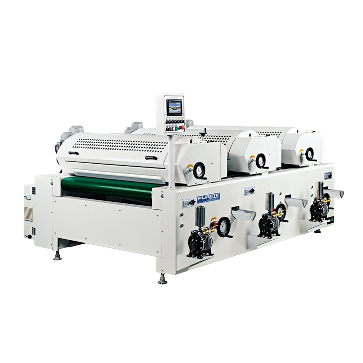 Автоматическая машина для покраски МДФ в Китае, УФ роликовая машина для нанесения покрытия