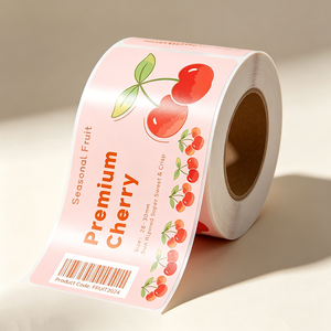 Etichette Adesive in PVC Resistenti all'Acqua e al Calore per Imballaggio Alimentare, Forte Adesività, Stampa Personalizzata con Logo Privato in Rotolo - Product Image 2