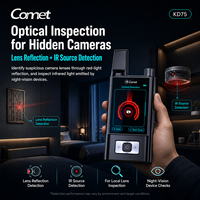 Détecteur de caméra cachée, détecteur de signal RF, localisateur de traceur GPS, scanner anti-espion, détecteur de lentilles IR magnétiques pour hôtel et voyage