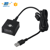 Módulo de escáner de código de barras 1D 2D de alta resolución con RS232 y fuente de luz CCD de montaje fijo USB Producto en stock