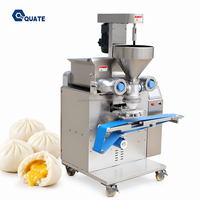 Machine industrielle automatique de fabrication et d'enrobage de kibbeh, kubba, croquettes et arancini, avec double trémie