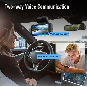 2-Linsen-Kamera 4K Auto-Dashcam GPS 4G WLAN Dashcam Überwachung Vorne und Hinten 4K+1K Nachtsicht Black Box - Product Image 4