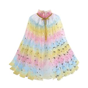 Capa de Princesa para Niñas, Capa para Fiesta de Navidad o Cumpleaños con Tiara, Corona y Joyas para Disfraces de Niñas Pequeñas - Product Image 3