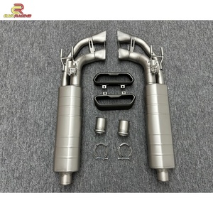 Échappement en acier inoxydable 304 style AK pour Mercedes Benz Classe G W464 AMG G63 G500 2018-2023 - Product Image 3