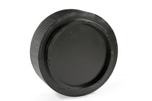 Mesa de Centro Redonda de Madera CNC con Tapa de Mármol Negro / Madera Negra / Madera de Mango con Mármol Negro - Product Image 2