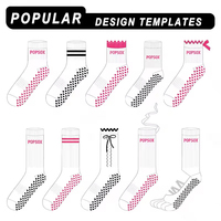 Chaussettes de yoga, pilates et fitness pour femmes, à cinq doigts, avec nœud en dentelle, antidérapantes, respirantes, extensibles et absorbant la transpiration