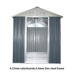 Vertak 0.6mm cadre <span class=keywords><strong>en</strong></span> acier <span class=keywords><strong>de</strong></span> <span class=keywords><strong>zinc</strong></span> grande taille hangar <span class=keywords><strong>en</strong></span> acier fond <span class=keywords><strong>de</strong></span> teint <span class=keywords><strong>en</strong></span> métal résistant à la pourriture hangar <span class=keywords><strong>de</strong></span> <span class=keywords><strong>jardin</strong></span> moderne - Product Image 3