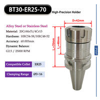 Pemegang Collet BT-ER Presisi Tinggi CNC untuk Mesin Pemotong Logam