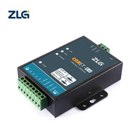 Convertisseur Ethernet industriel ZLG vers CAN, ABS, 2,5 KV, isolé, passerelle TCP UDP CAN Bus