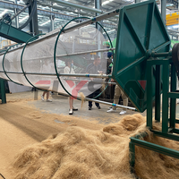 Ligne de production complète pour le traitement des coques de noix de coco, machine de décorticage et de séparation des fibres de coco