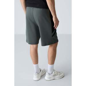 Shorts basiques pour hommes en coton kaki, épais, doux et texturés, coupe standard - 81281 - Kaki - Product Image 6