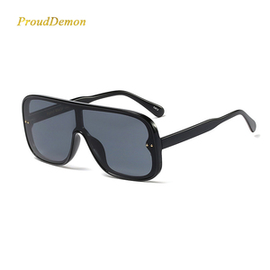 F97674 Fashion Retro One Piece Trend Shades Oversized <b>Sunglasses</b> 2020 - Product Image 3