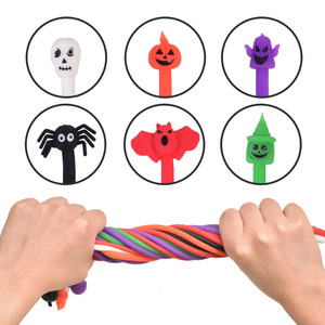 Promotional Gifts Novelty TPR Halloween Sensory Stretchy <b>Strings</b> Decompression <b>Ball</b> Stress Reliever Toy for Kids Boys and Girls - Product Image 2