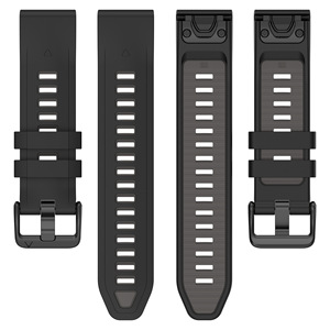Bracelet en silicone souple Sport Quick-Fit 20 22 26mm pour Garmin <span class=keywords><strong>Fenix</strong></span> 8 <span class=keywords><strong>7X</strong></span> <span class=keywords><strong>7</strong></span> 7S 6X 5 6 6S Pro Tactix 8 Bracelet de remplacement pour montre intelligente - Product Image 3