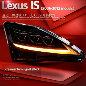 Laser Dual Color 6000K Headlights for Lexus IS 2006-2012 Yellow and White <b>12V</b> New <b>Plug</b> & Play - Product Image 3