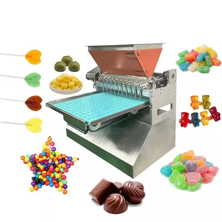 Vitamine Jelly Candy Lolly Snoep Snoepjes Gummy Maken Machine Chocolade Karamel Snoep Beer Depositor Machine Hard Snoep