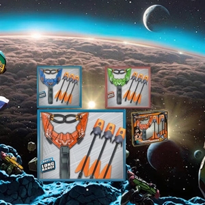 Fionda con Arco e Frecce <span class=keywords><strong>per</strong></span> Bambini, Giocattolo in Plastica, Lanciatore di Razzi <span class=keywords><strong>per</strong></span> Esterni - Product Image 1