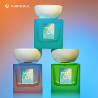 Flacon de parfum en verre vide de haute qualité au design vintage, vaporisateur à fine brume, 30 ml, 50 ml, 100 ml