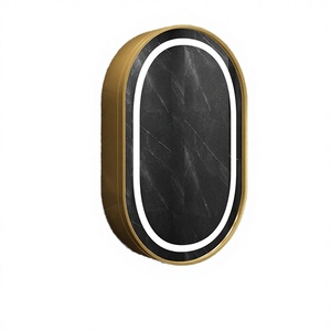 Armoire de toilette murale encastrée carrée en acier avec miroir, vente en gros d'usine, style moderne - Product Image 2