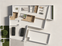 Casa Prefabricada Moderna de Estructura de Acero Ligero, Apartamento, Hotel, Ensamblaje Rápido, Ahorro de Energía, Diseño Ecológico y Sostenible
