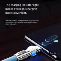 Câble de charge USB3.0 PD à charge rapide DENIXI, en cuivre pur et silice, 3-en-1 Type-C vers Type-C