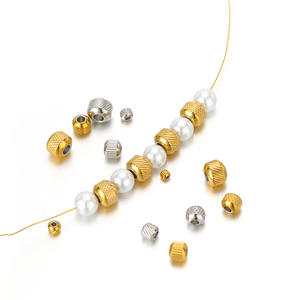 <span class=keywords><strong>Lovestory</strong></span> E372 Cadenas Sueltas Chapadas en Oro de 18k, Varios Tamaños, Patrón de Cuadrícula y Rayas Verticales, Venta al por Mayor de Joyería de Acero Inoxidable para Fabricación - Product Image 2