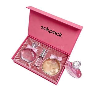 Set de Regalo de Perfume Personalizado para Mujer, 3 Piezas, Caja de Regalo Rígida con Mini <span class=keywords><strong>EDP</strong></span> y Terciopelo, Perfecto para el Día de San Valentín - Product Image 4
