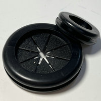 Passe-fils en caoutchouc silicone flexible sur mesure, étanche, à trou croisé, pour protection de câbles, prix usine, faible MOQ