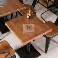 Mobilier fabriqué en usine Restaurant Café Restauration rapide Café Industriel Métal Plastique Bois Table et chaises