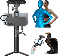 Scanner 3D sans fil WiFi 6 anti-tremblement CR-Scan Ferret Pro, précision de 0,1 mm, couleur pleine 24 bits pour la numérisation en extérieur/métaux/imprimantes 3D