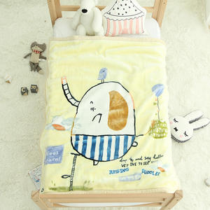 Couverture Bébé Toutes Saisons - Douce, Chaude, Confortable, Anti-bactérienne, Anti-statique, Tricotée, Portable, Style Américain, Motifs Animaux/Festifs, 100% Coton - Product Image 2