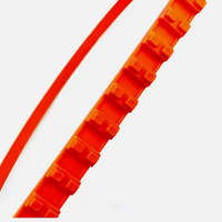 Attaches de câble en nylon réutilisables antidérapantes solides de 900mm pour pneu de voiture
