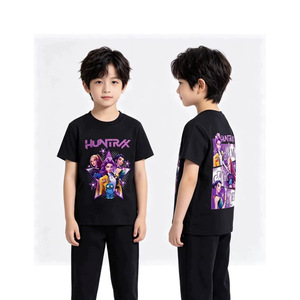 อะนิเมะวิทช์ฮันเตอร์เคป๊อปเกิร์ลกรุ๊ปเสื้อยืดแขนสั้นเด็กเสื้อยืดพิมพ์ลายการ์ตูนสำหรับชายหญิง - Product Image 4