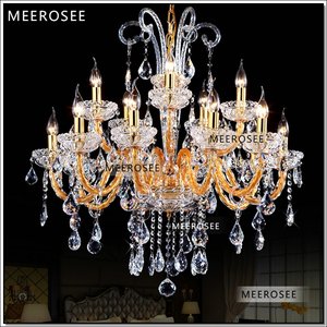 Meerosee casa decorazione di cristallo lampada da soffitto Lustras sospensione lampare luci lampadario per soggiorno MD88037 - Product Image 3
