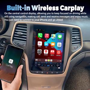 8+256G Android 13 pour Jeep Grand Cherokee 2014 2015 2016 Écran Tesla Lecteur vidéo de voiture Radio Stéréo GPS Navigateur Multimédia - Product Image 3