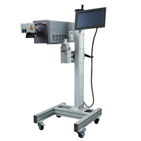 Machine de marquage laser CO2 haute précision 30W Flying Coder avec écran tactile 10 pouces pour les lignes d'emballage alimentaire, de boissons et pharmaceutiques