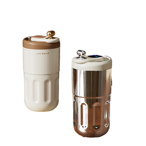 2024 New 410ml Leak-proof thép không gỉ chân không Cốc cách nhiệt đôi tường Du lịch cốc cà phê nhiệt độ thông minh nắp nhà bếp - Product Image 6