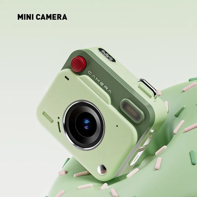 New 48 Million Pixel HD Mini Digital Camera Portable Retro Style for Students and Campus Photography/Video Shooting