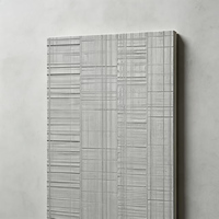 Revêtement mural en bois 3D imitation bois scié à la main, léger, en PU, à effet dentelé, pour intérieur et extérieur, style rustique