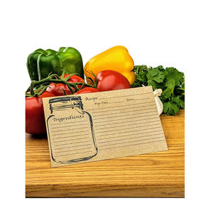 Carta di carta Kraft naturale stampate personalizzate all'ingrosso con doppi lati - Product Image 5