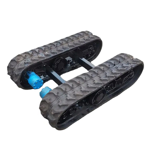 Pièces de rechange de train de roulement à chenilles de télé<span class=keywords><strong>commande</strong></span> électrique Rc, Mini piste en caoutchouc légère - Product Image 2