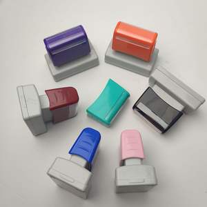 Fabbrica Multi colore maniglia doppio strato 4mm schiuma Flash ufficio insegnante timbro personalizzato Pre inchiostrato timbro Logo timbri Flash - Product Image 3