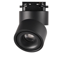 Projecteur à rail réglable grille ronde 12w Surface down light plafonnier réglable down light