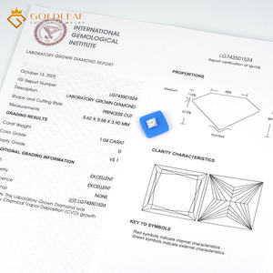 เพชรทรงเจ้าหญิง IGI สี DEF น้ำหนัก 1 กะรัต 1.5 กะรัต 2 กะรัต 3 กะรัต 4 กะรัต 5 กะรัต 6 กะรัต 7 กะรัต ความสะอาด VVS VS เพชรเพาะเลี้ยงในห้องปฏิบัติการด้วยวิธี HPHT CVD - Product Image 6