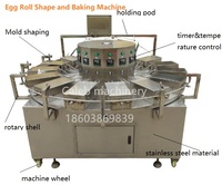 Nouvelle machine à faire des crêpes et des rouleaux d'œufs entièrement automatique avec 1 an de garantie 220V/380V/110V
