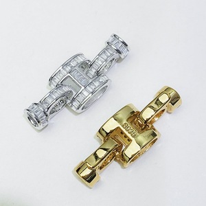 Collier chaîne en argent pur S925 fait main, à simple rangée, pour pull, accessoire de mode DIY, boucle à perles, modèle Wenchi 24811 - Product Image 6