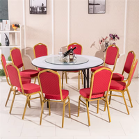 Fournisseur chinois de chaises de mariage de haute qualité pour l'événement chaise empilable personnalisée chaises de banquet en tissu pour hôtel restaurant
