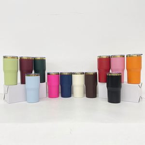 Keep Hot Cold Powder Coated 20oz Gold Plated Tumbler <b>Travel</b> <b>Mug</b> for Laser Engraving - Product Image 3