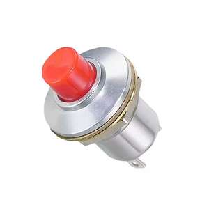 Nuevo Interruptor de Botón Original P3-71112 21649 0151 Estilo 7 Sldr Std. N.O. Stock de Productos Electrónicos Negros Mmtry - Product Image 1